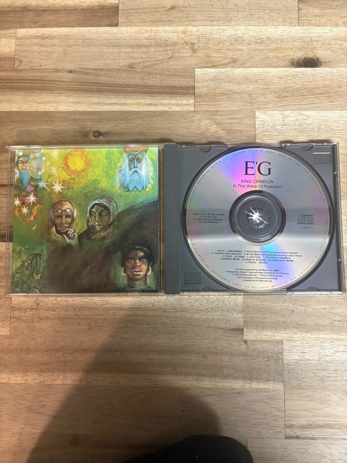 KING CRIMSON: In the Wake of Poseidon [Remaster] CD 2000 Caroline/EG EXCELLENT