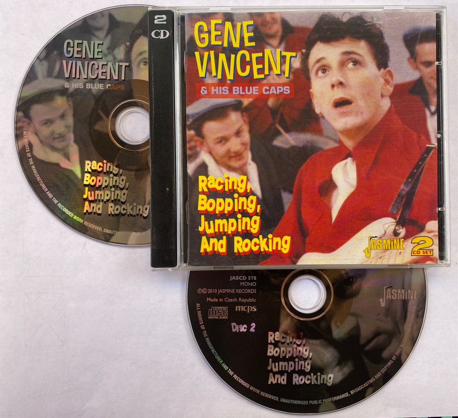 Gene Vincent & The Blue Caps Racing, Bopping, Jumping & Rocking 2CD UK Like New
