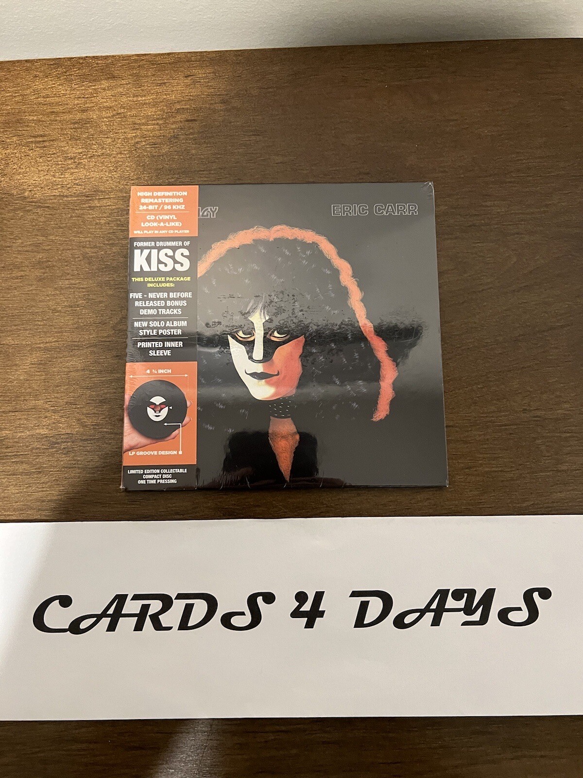 Eric Carr Rockology CD Limited to 500 Record Store Day KISS RSD SHIPS ASAP
