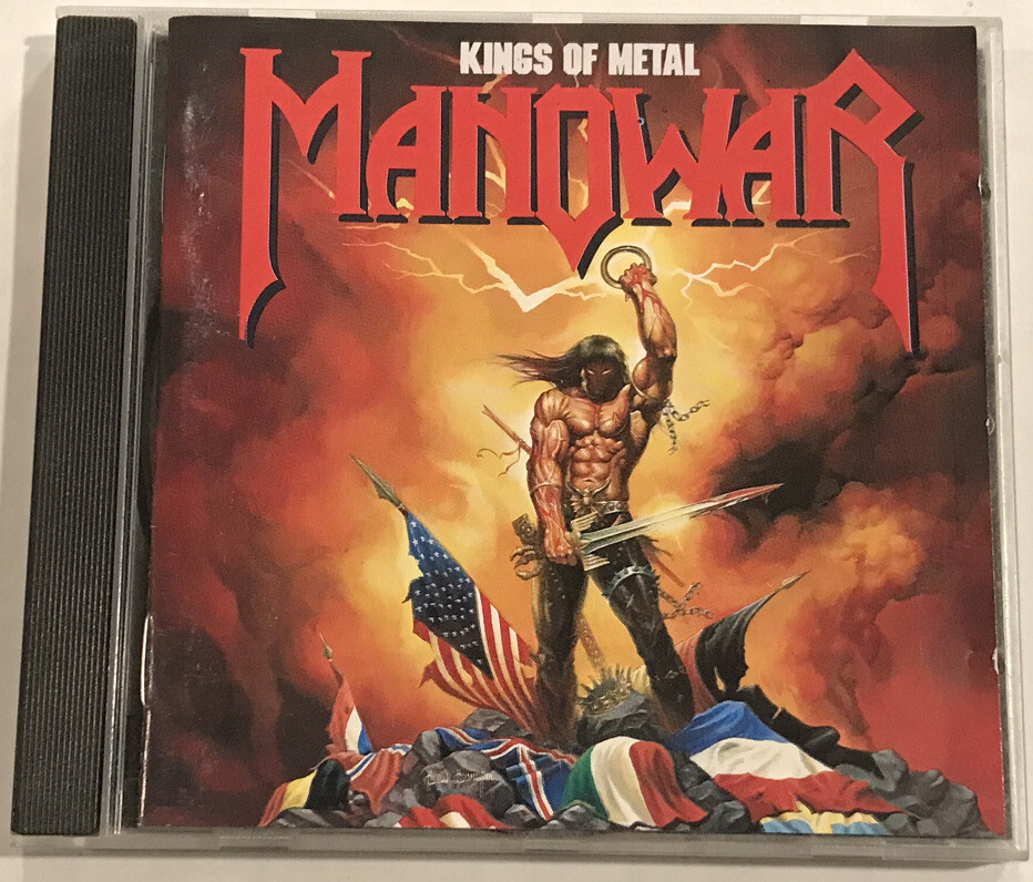Manowar - Kings of Metal CD 1990 Atlantic – 7 81930-2 [Early Press]