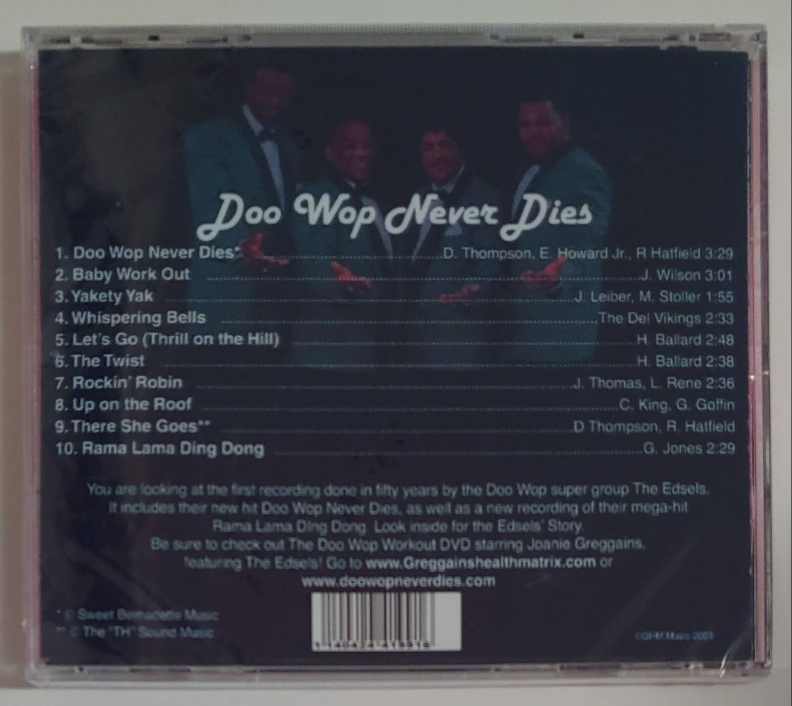 THE EDSELS - DOO WOP NEVER DIES CD BRAND NEW