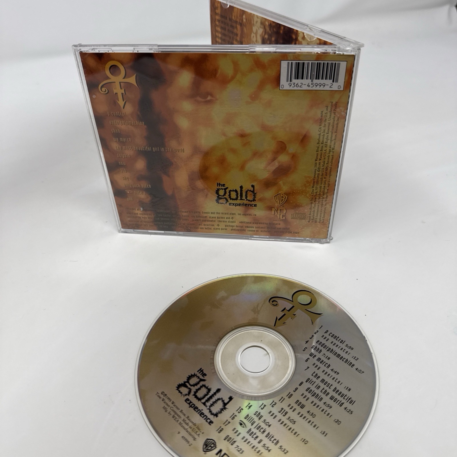 The Artist (Prince) "THE GOLD EXPERIENCE" 1995 Warner Bros. CD (18 Tracks) VG+