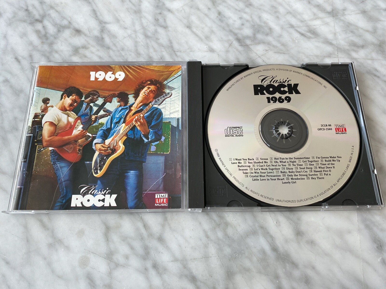 Time Life Music Classic Rock 1969 CD The Jackson Five, Shocking Blue The Zombies