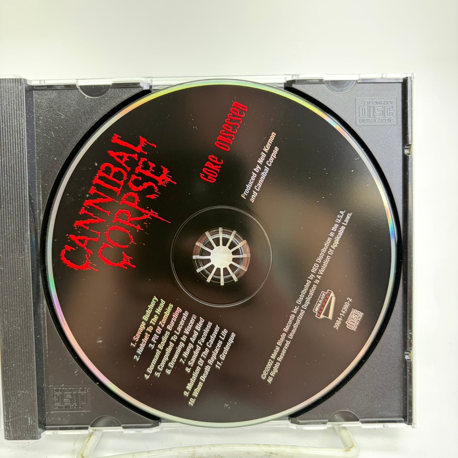 Cannibal Corpse – Gore Obsessed CD 2002 Limited Edition Death Metal Metal Blade