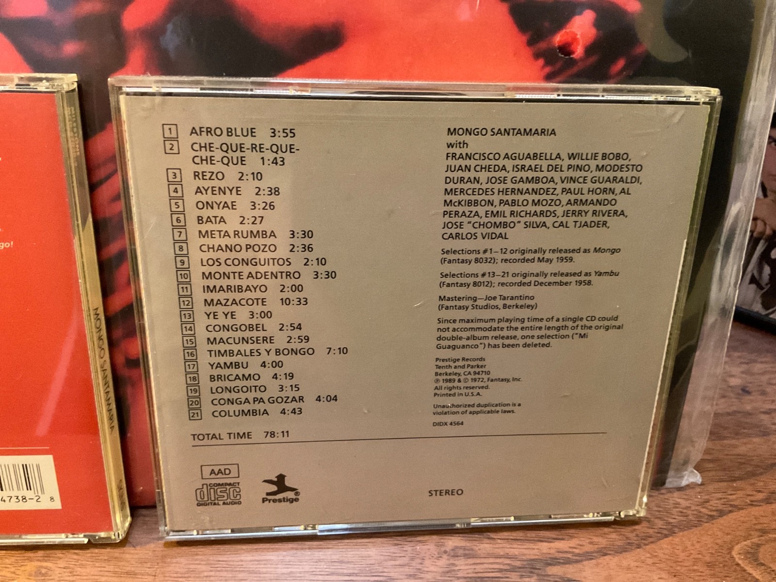 MONGO SANTAMARIA: Skins & Afro Roots Chick Corea - 2 CDs NM 4 LPS MOFI CLEANED