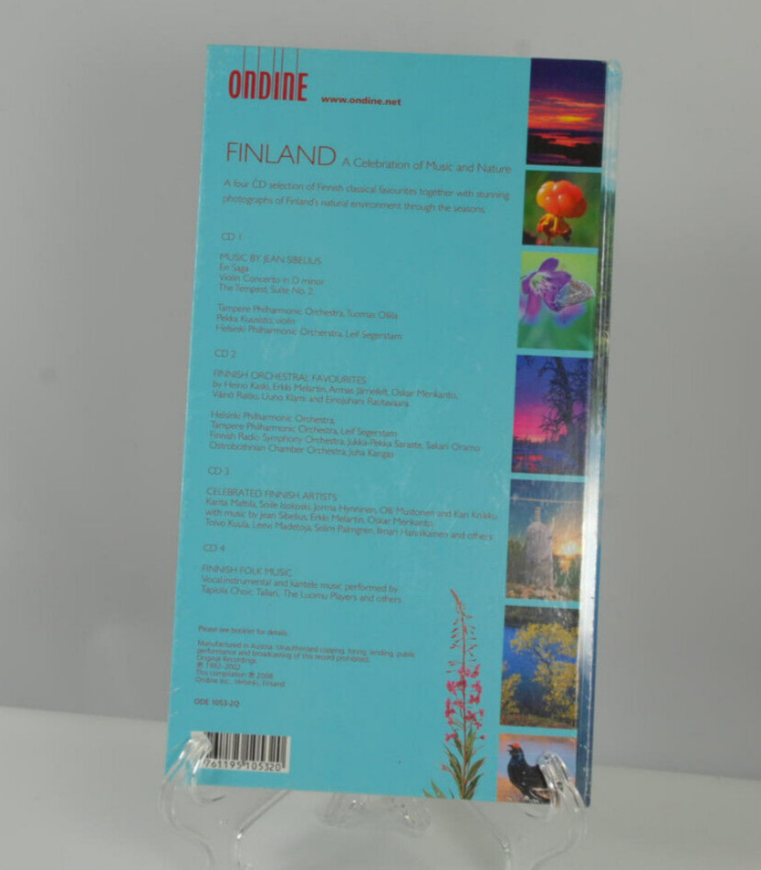 NEW SEALED Finland: A Celebration of Music and Nature 4 CD Selection of Finnish