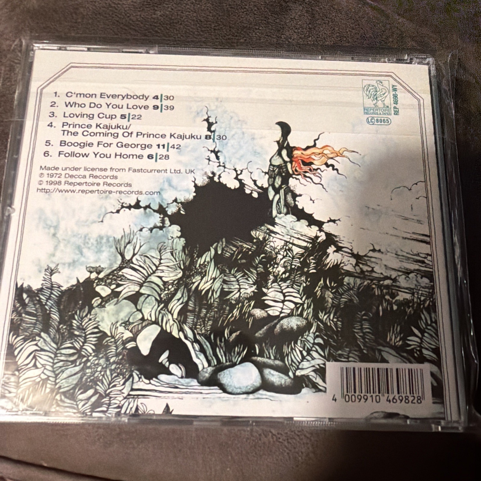 FO Live German Import CD - MINT - 1998 Repertoire Records REP 4698-WY Space Rock