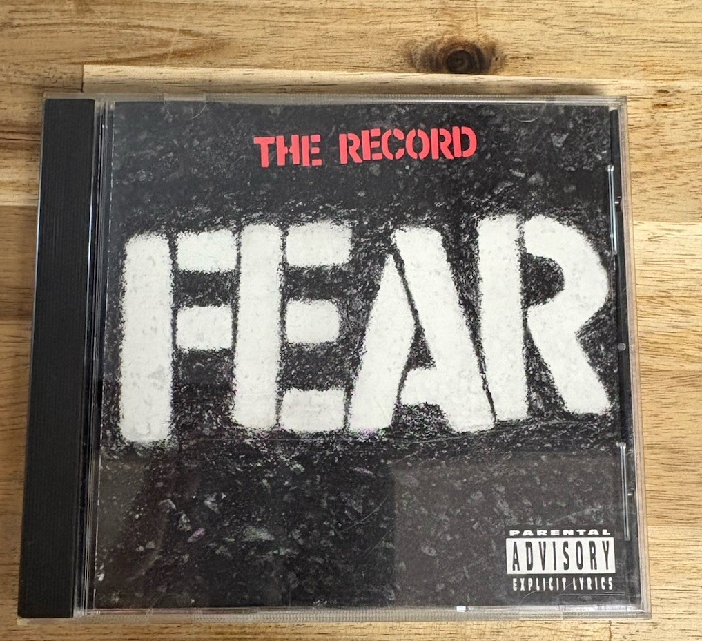 Fear - The Record CD Original 1991 OOP Punk VG+