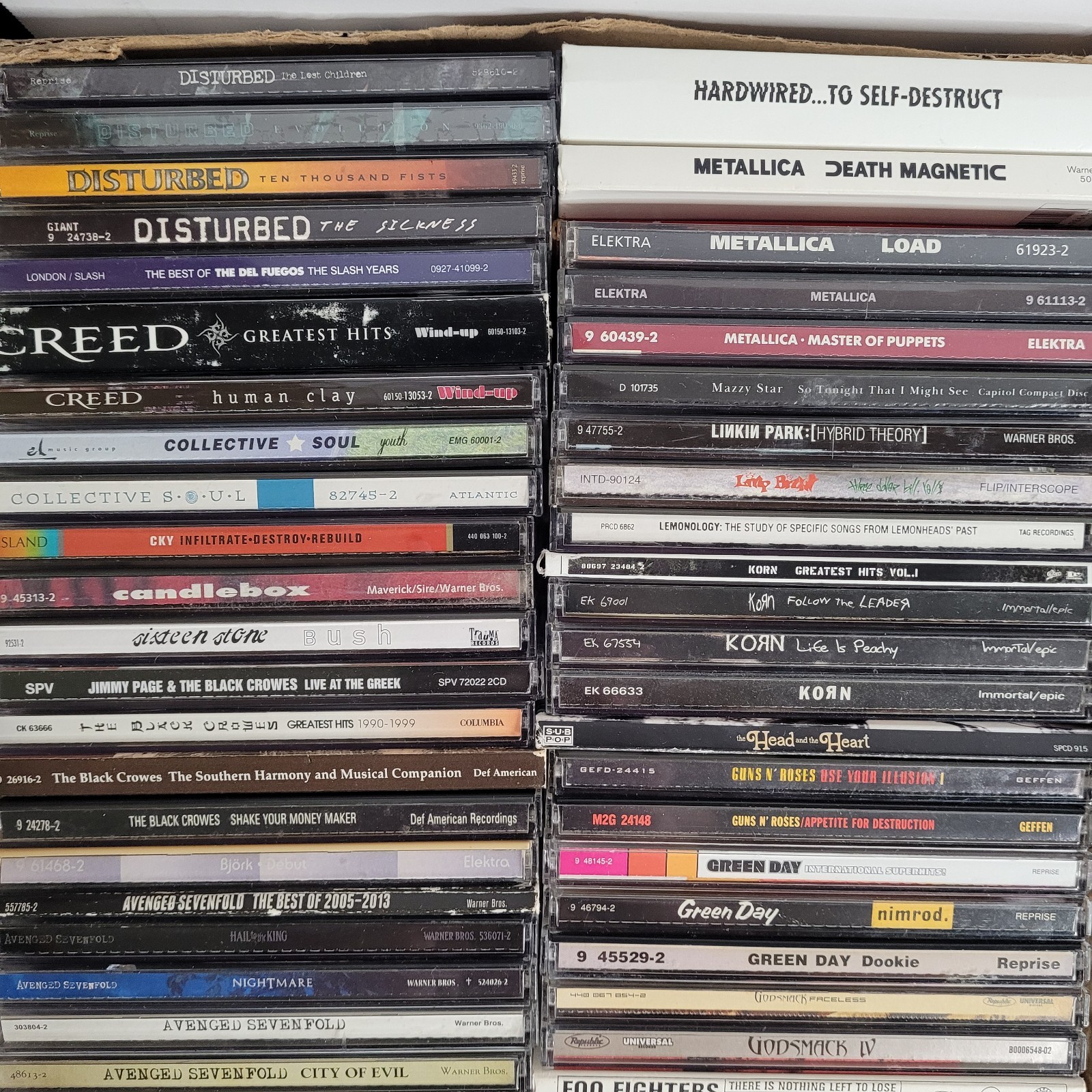 A-Z 90's Grunge Y2K Rock Nu-Metal Punk CD TESTED Build Your Own Lot of Choices