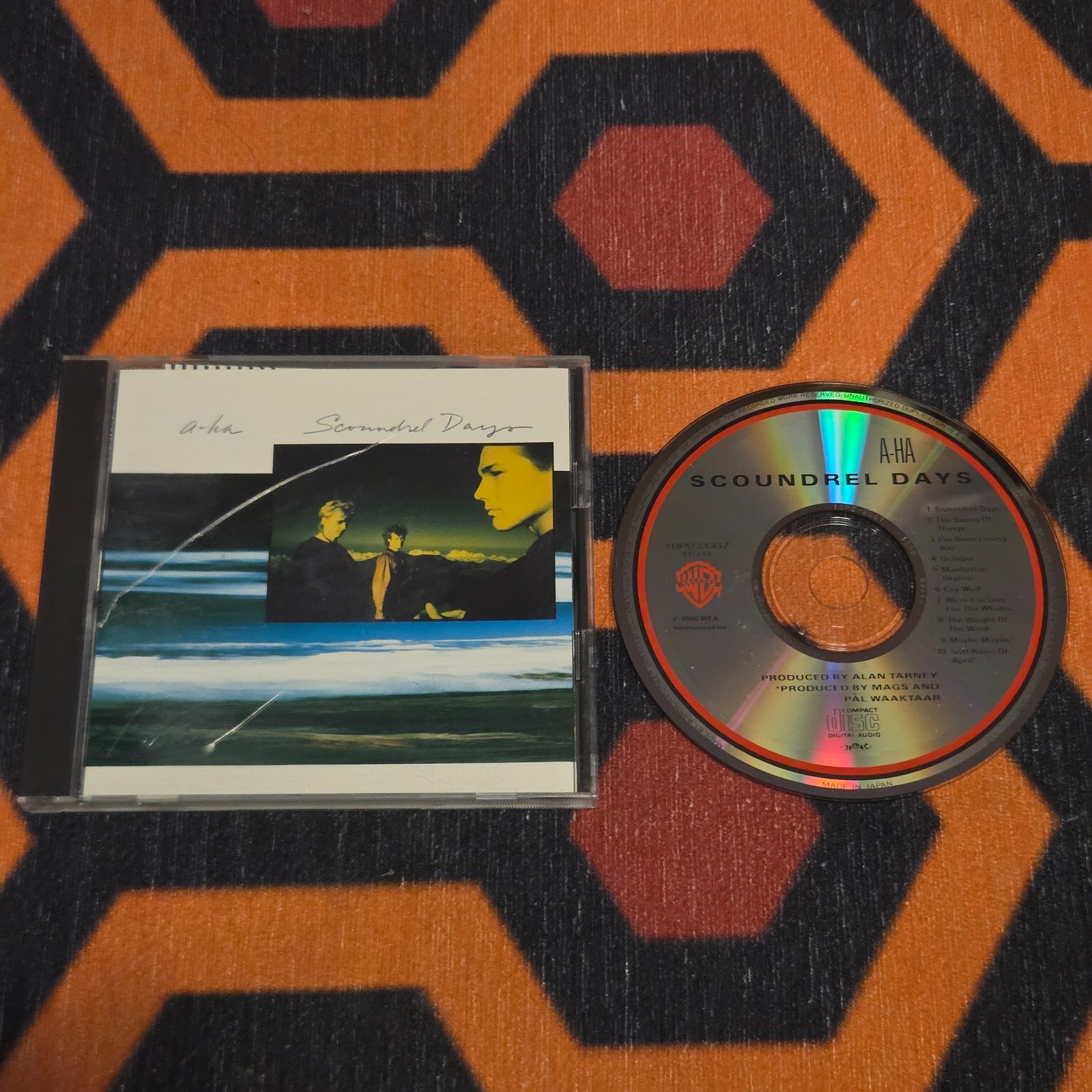 A-Ha Scoundrel Days Japan Original Vintage OBI 1986 Import CD
