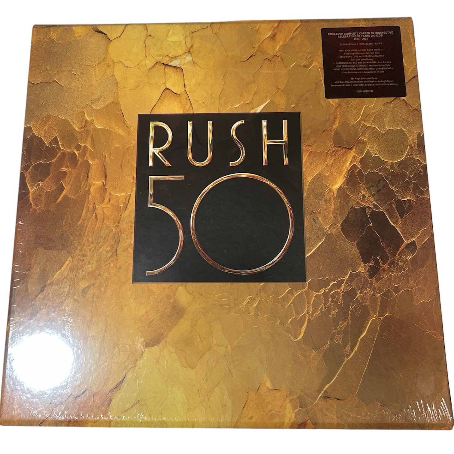 RUSH 50 DELUXE 4 CD NEW CD SET - SEALED