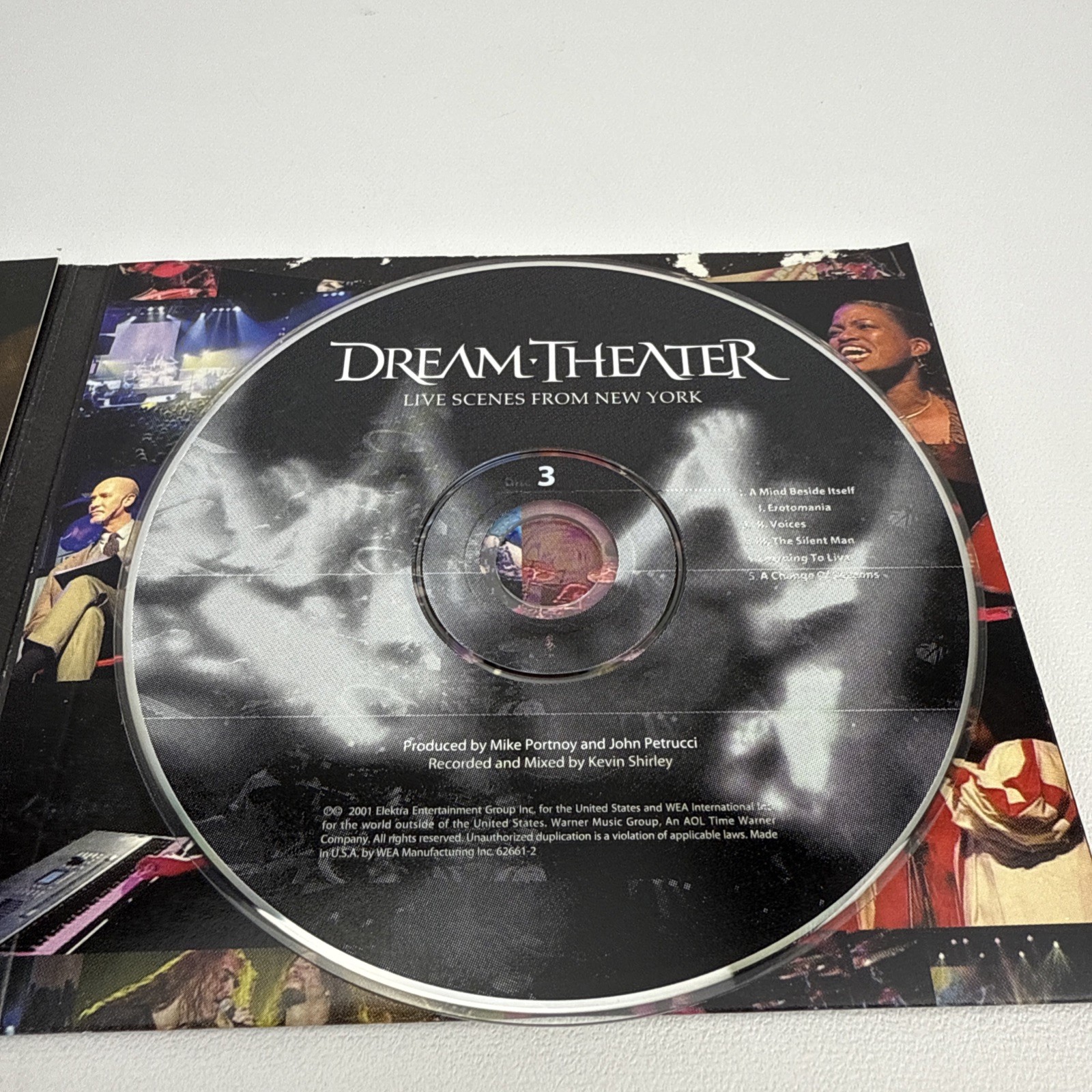 Dream Theater Live Scenes from New York 3-CD Live Album 2001 Elektra