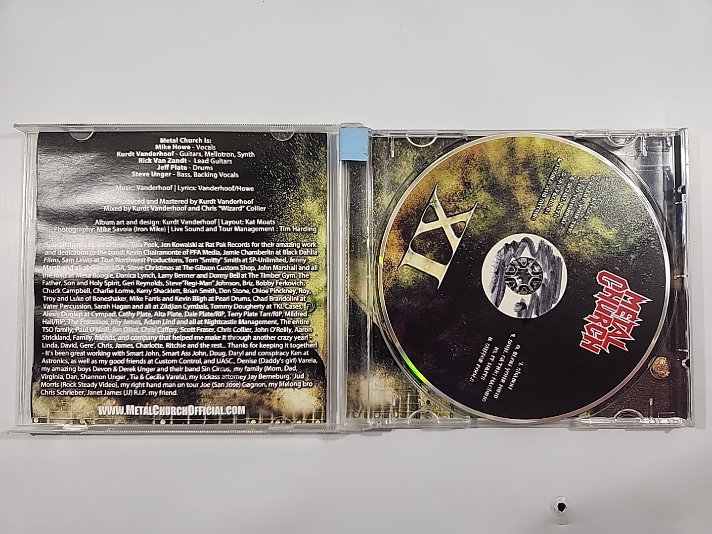 Metal Church - XI 2016 CD Mike Howe's Return 11th Album Power Speed Rat Pak