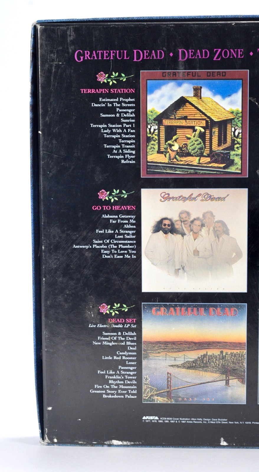 Grateful Dead - Dead Zone The CD Collection 1977-1987 6 CD Box Set Arista 1987