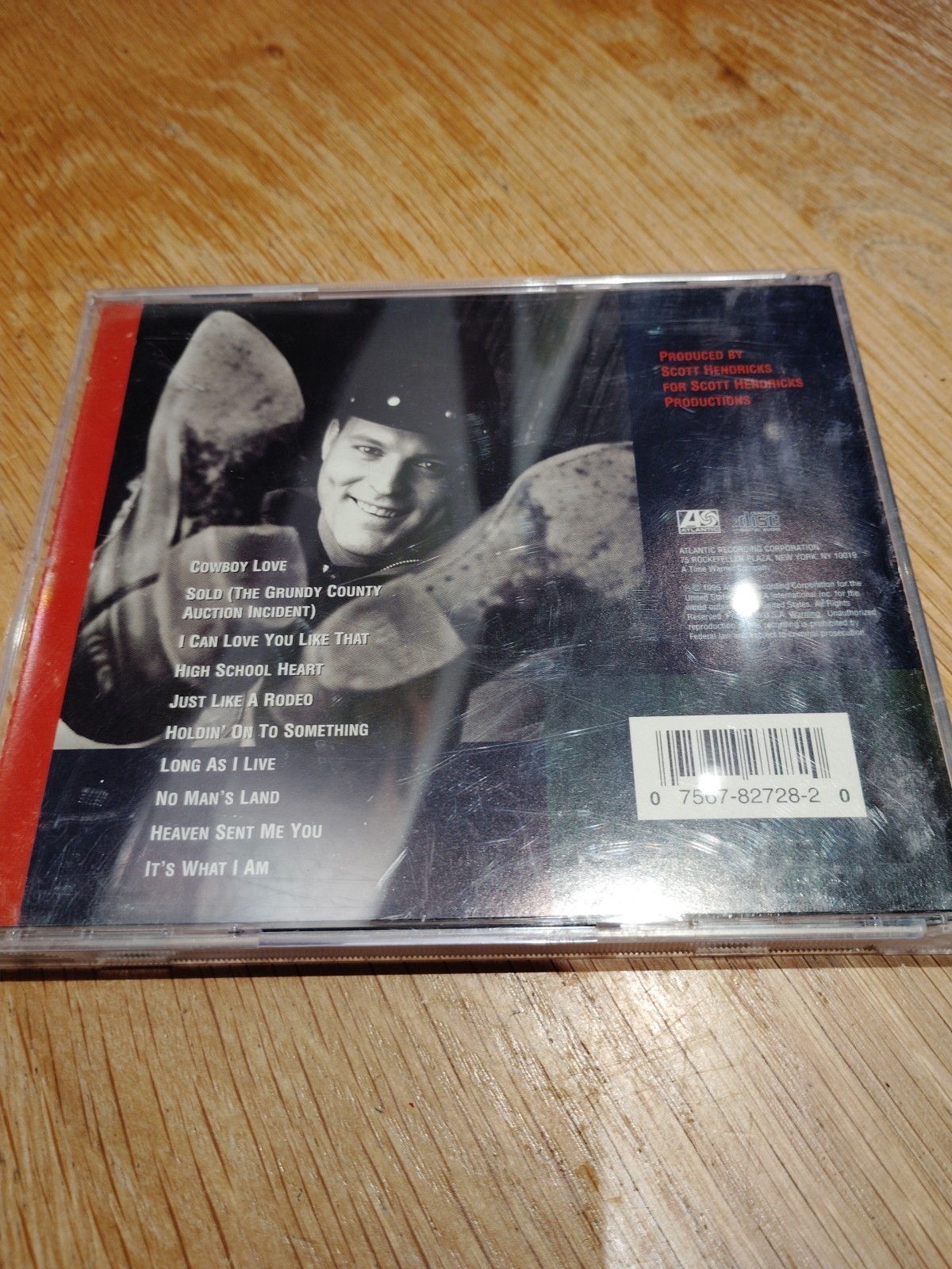 John Michael Montgomery Self-Titled CD 1995 Atlantic Records Country Red Silver