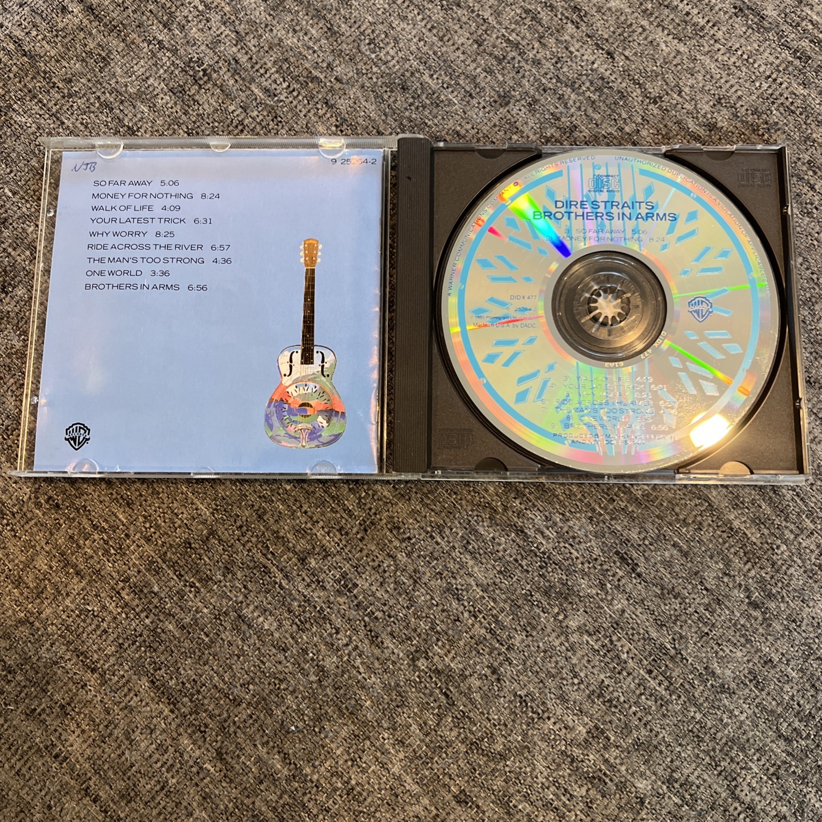 Dire Straits Brothers In Arms CD (Warner Bros. May 1985) Very Good Condition