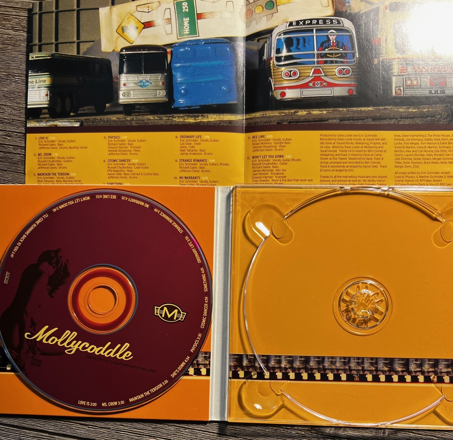 Mollycoddle– Beautiful Californian Failure CD tested Indie Rock Pop ONE SMITH (1