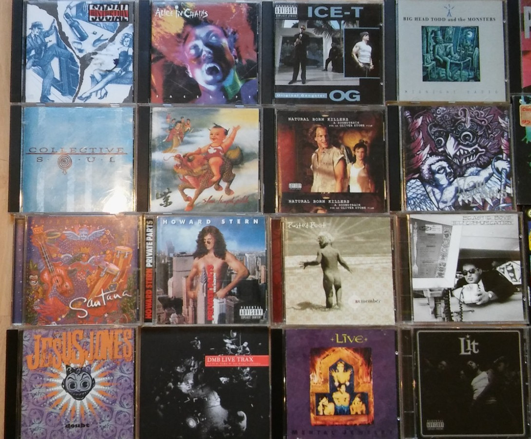 90s ROCK CD LOT: Untested, Many Have Scratches --READ--