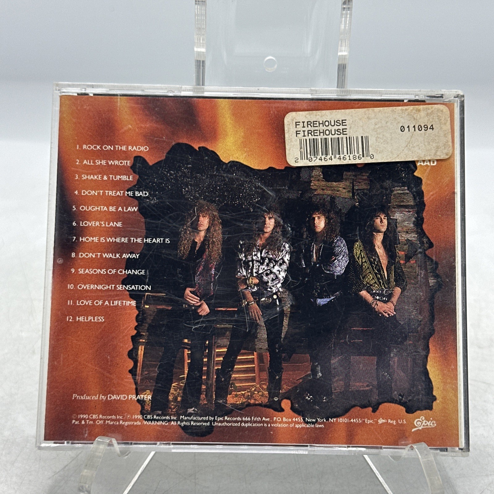 FIREHOUSE - Firehouse - Glam Metal Hard Rock Pop Music CD