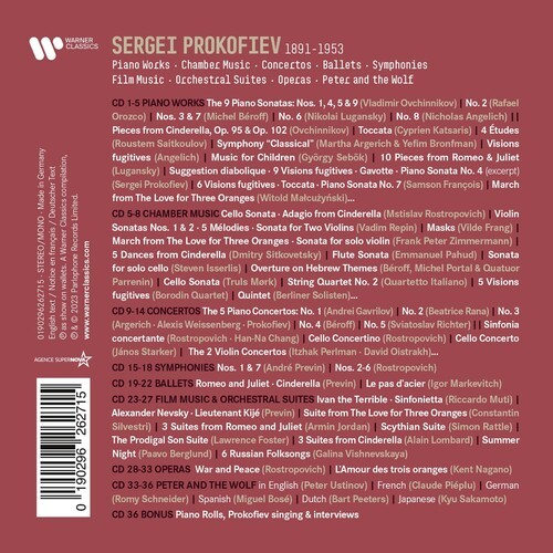 Prokofiev Edition - Prokofiev Edition [New CD] Boxed Set