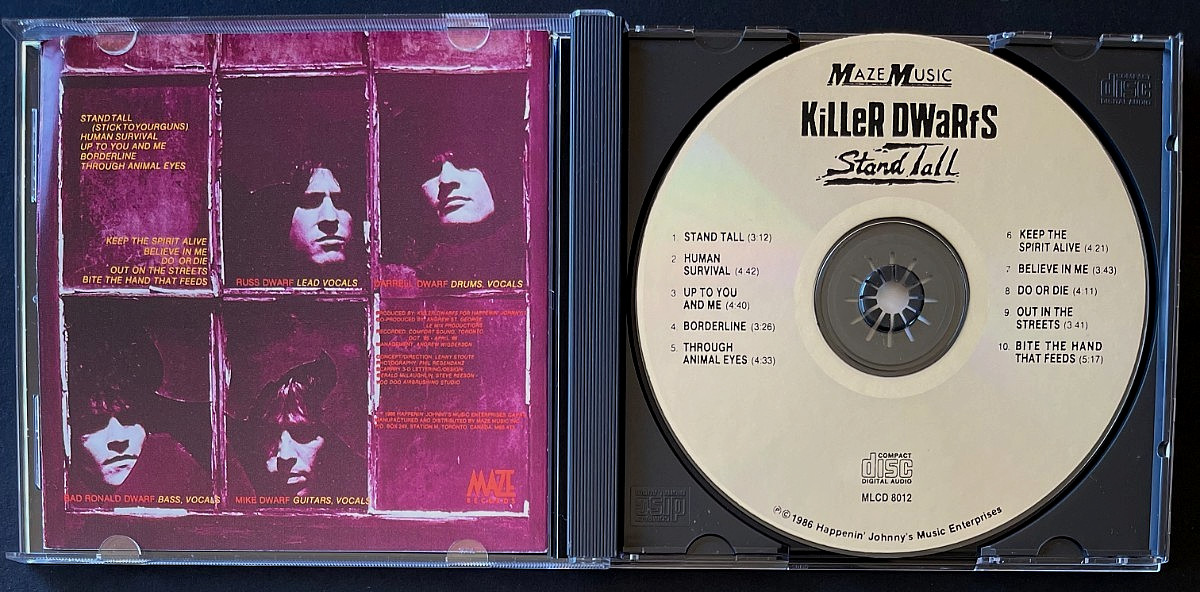 KILLER DWARFS Stand Tall cd VAIN Heavy Pettin DEF LEPPARD Pretty Boy Floyd ROXXI