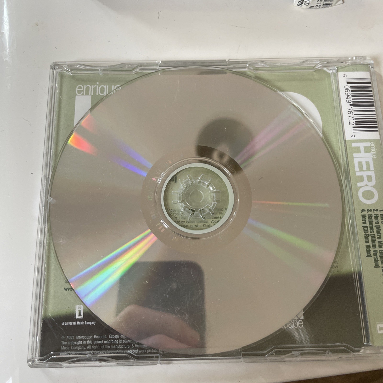 Hero by Enrique Iglesias (CD, 2009)