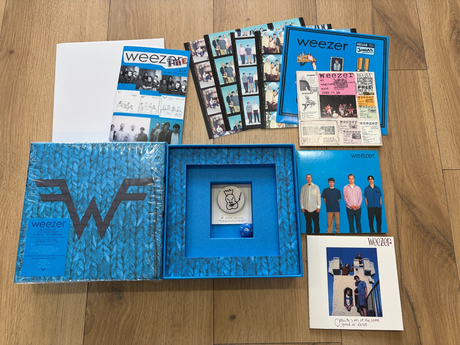Weezer Blue Album 30th Anniversary 3-CD Box Set 2024 Super Deluxe Edition