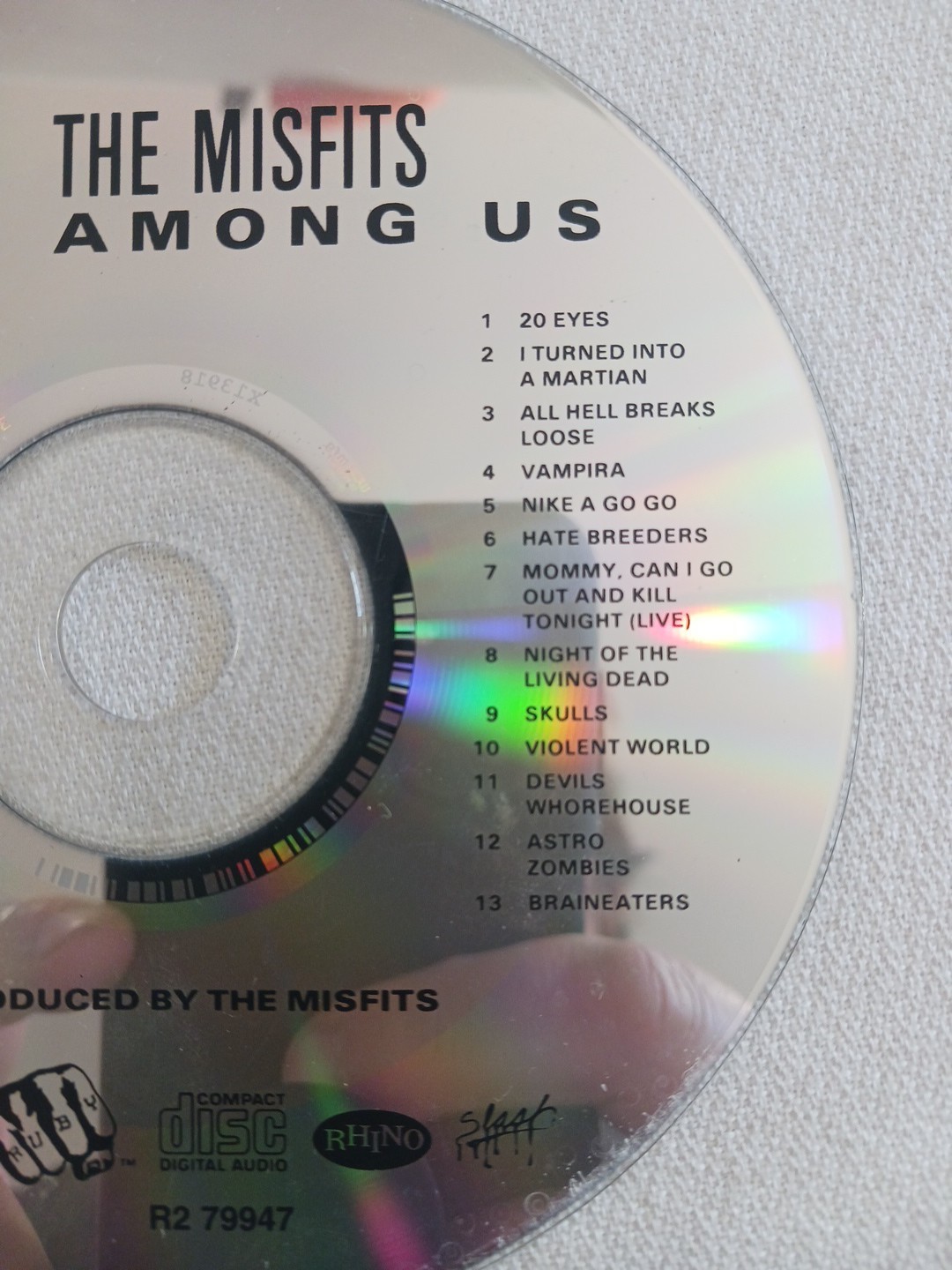 The Misfits Walk Among Us CD 1982 ORIGINAL Ruby Records Danzig Punk Metal VG++