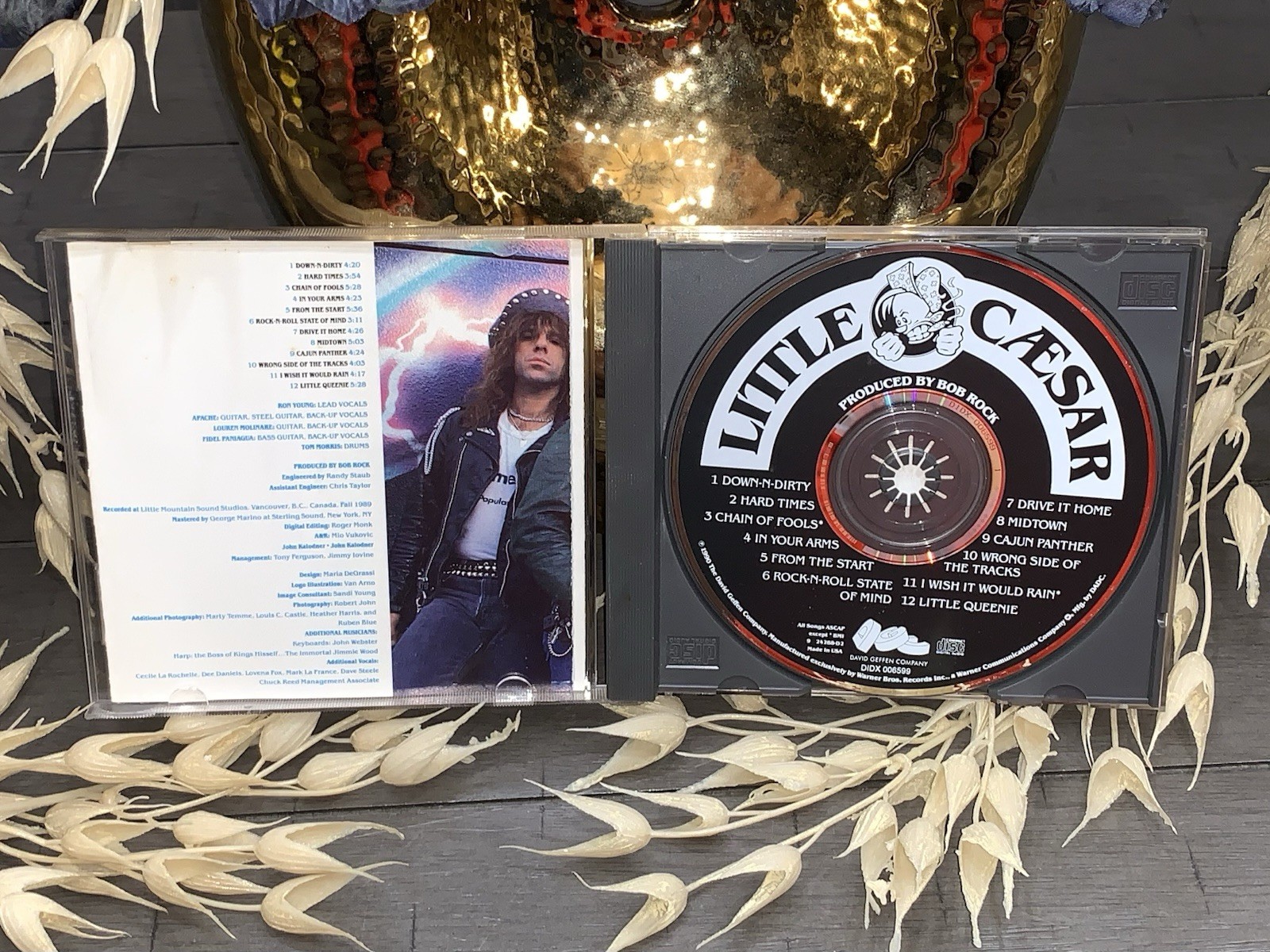 B7 Little Caesar: Self Title Geffen 9-24288-D2/ Metal, Hair Heavy Glam