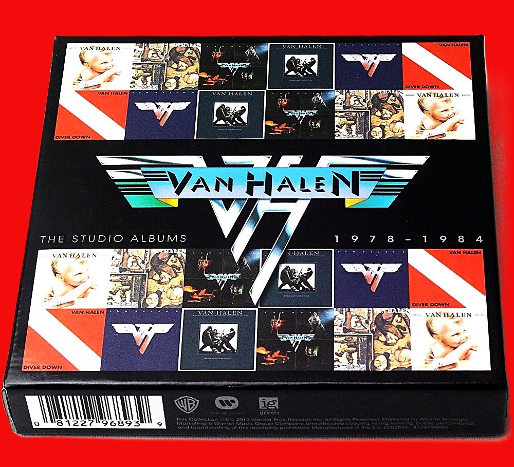 VAN HALEN THE STUDIO ALBUMS 1978-1984 BOX SET, NEW, 6CD MailedFromLosAngeles
