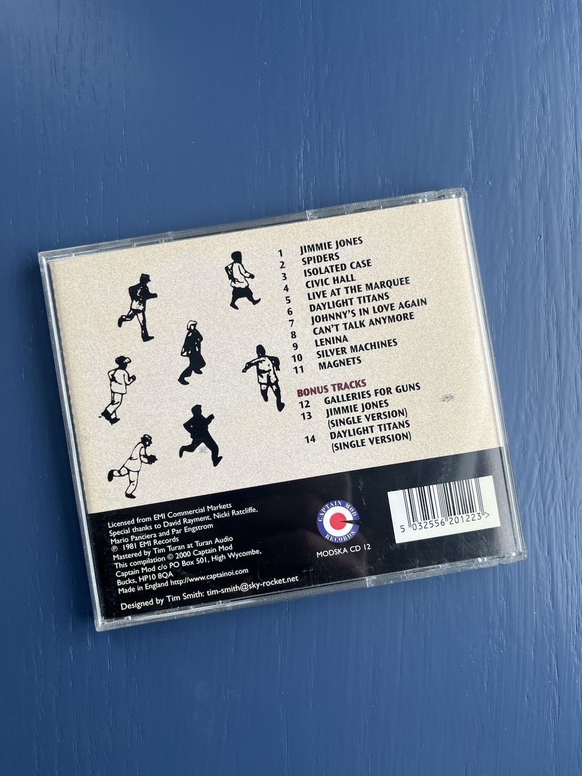 The Vapors Magnets RARE 2000 Captain MOD Reissue CD + Bonus Tracks PUNK VG+
