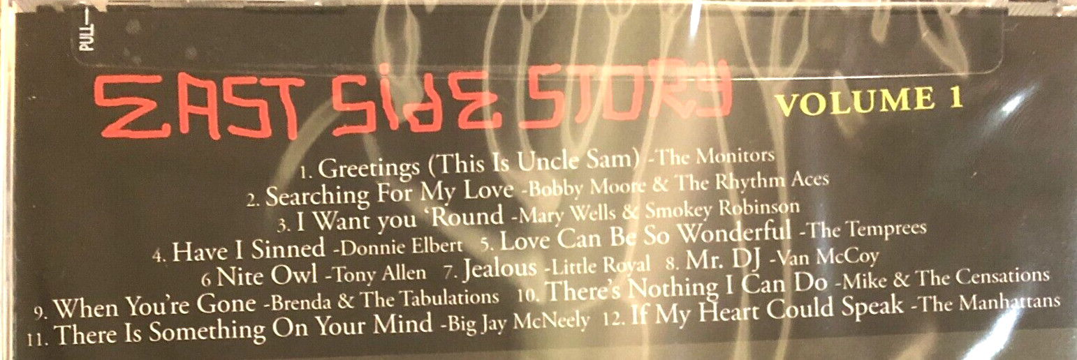 EAST SIDE STORY Vol. 1 (Factory Sealed CD, 2001) Official Label Listing