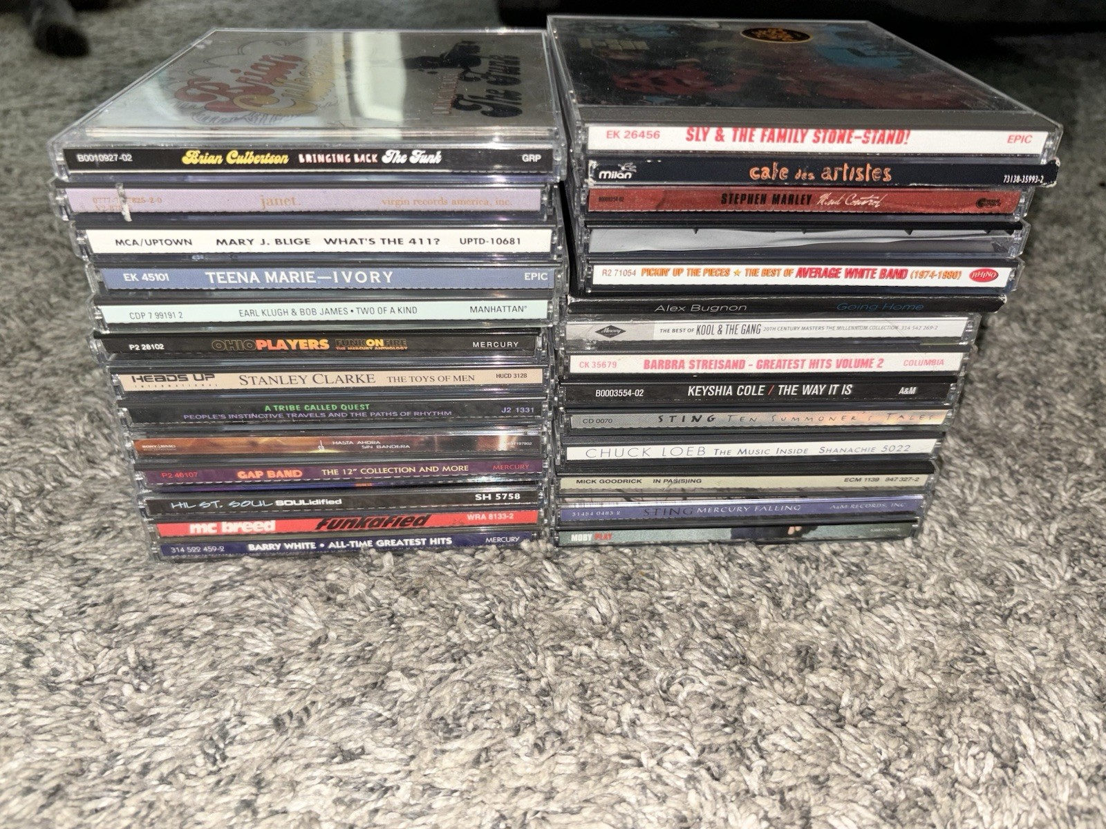 27 Vintage Smooth Funk & R&B CD Lot