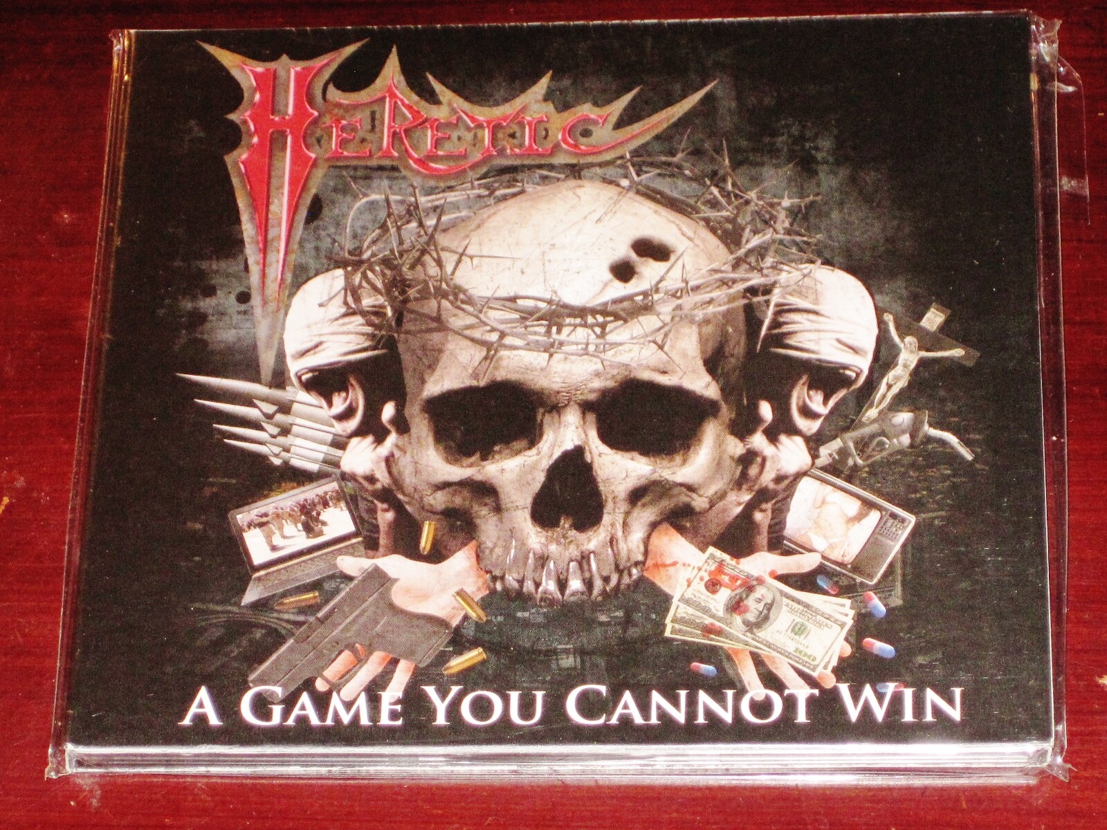 Heretic: A Game You Cannot Win CD 2017 Dissonance Prod UK DISS095CDD Digipak NEW
