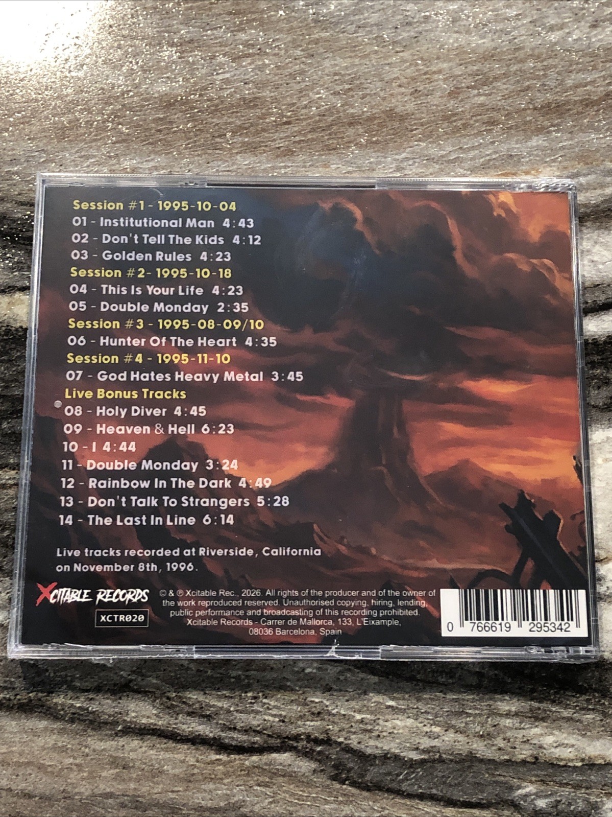 Dio Angry Machines The Demo Sessions 2026 CD Ronnie James Dio Rare New Sealed