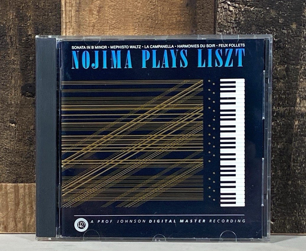 Minoru Nojima Plays Liszt CD Prof Johnson Digital Master Recording clean disc