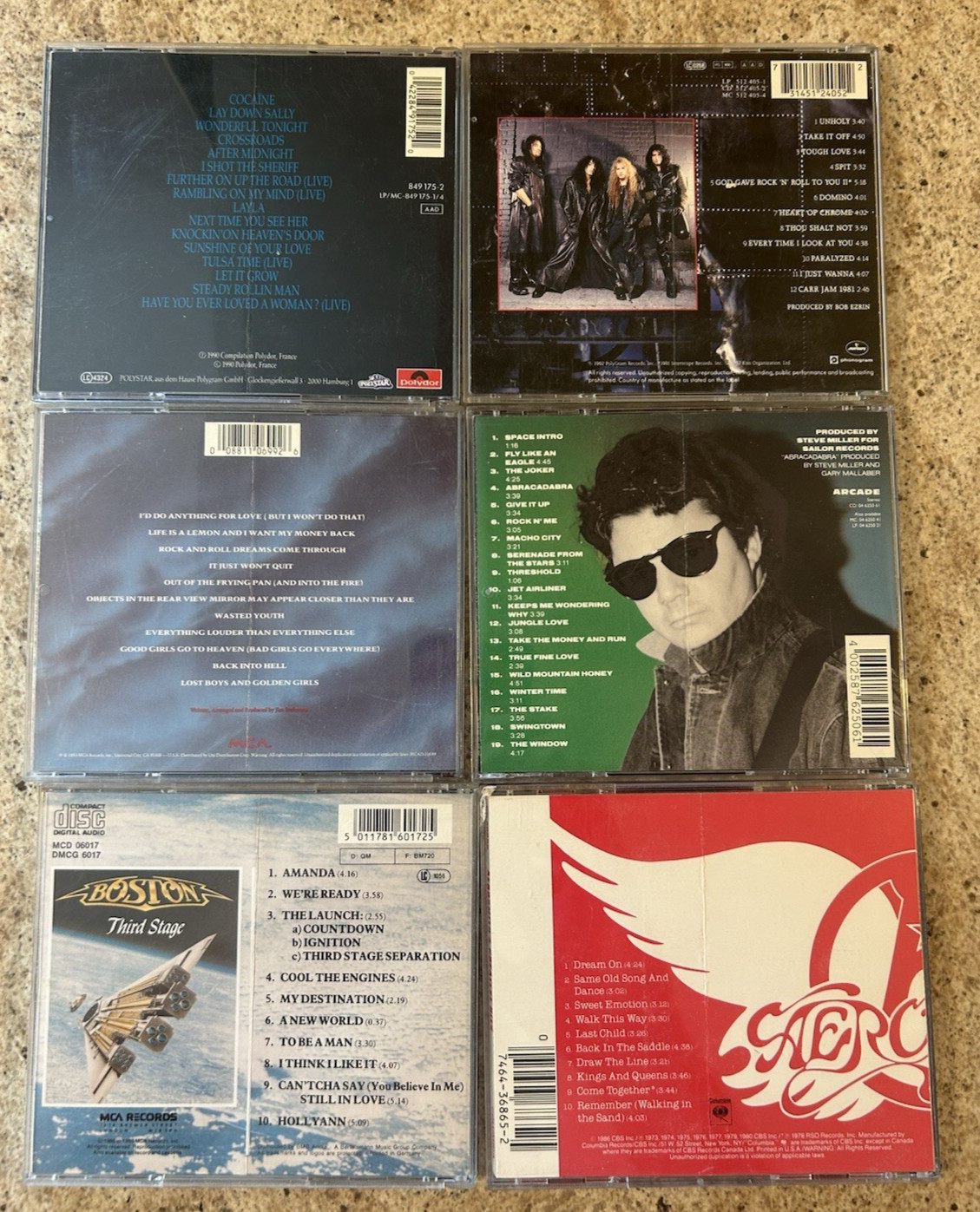 Hard Rock/Rock Music CD Lot Of 32 Different Titles (Mostly 1980’s Era)