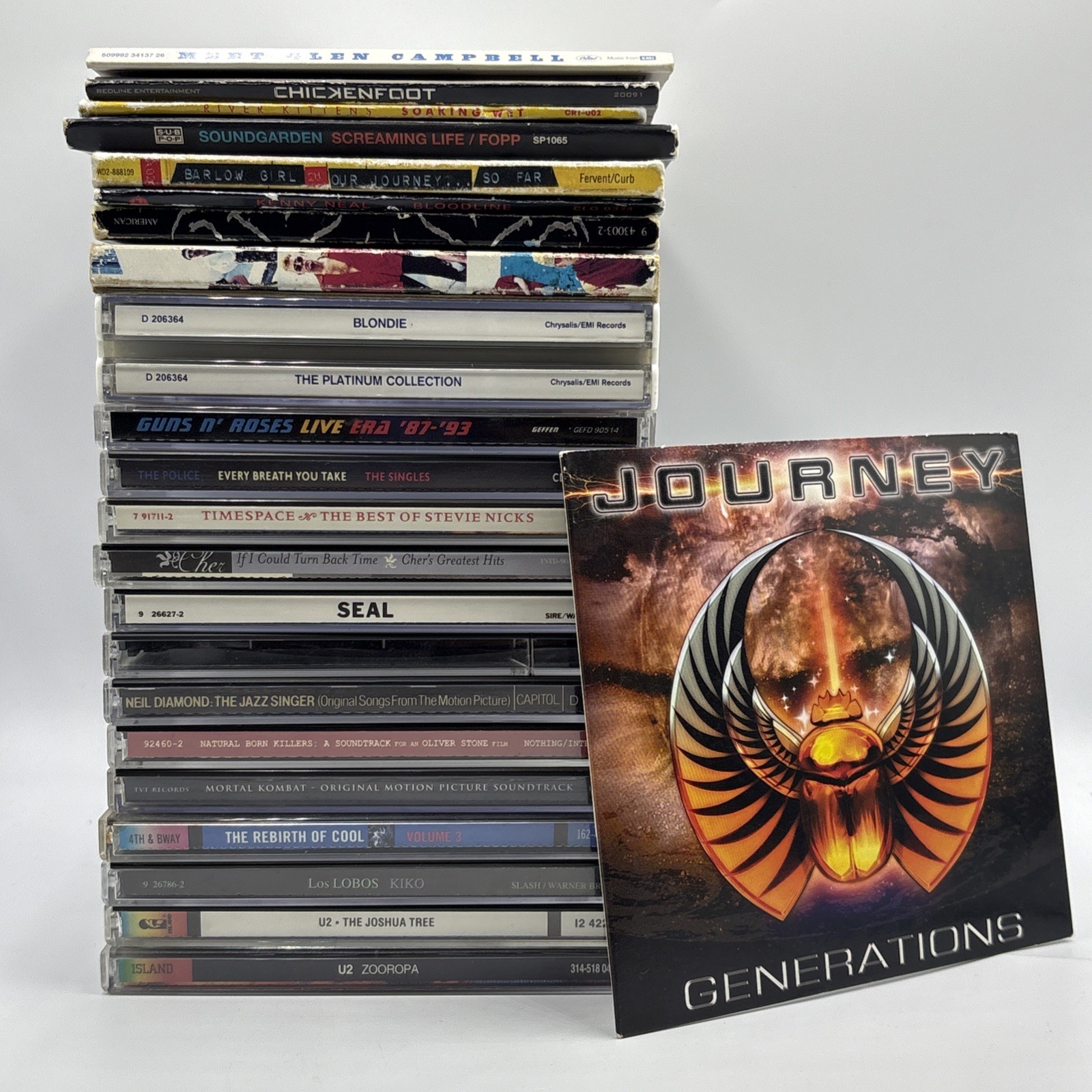 Lot of 23 Rock Pop Digipak CDs U2 Journey Danzig Blondie Soundtracks SIGNED