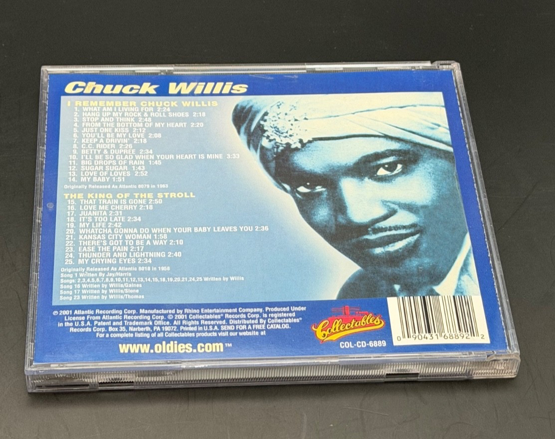 Chuck Willis I Remember Chuck Willis / The King Of The Stroll Collectables CD