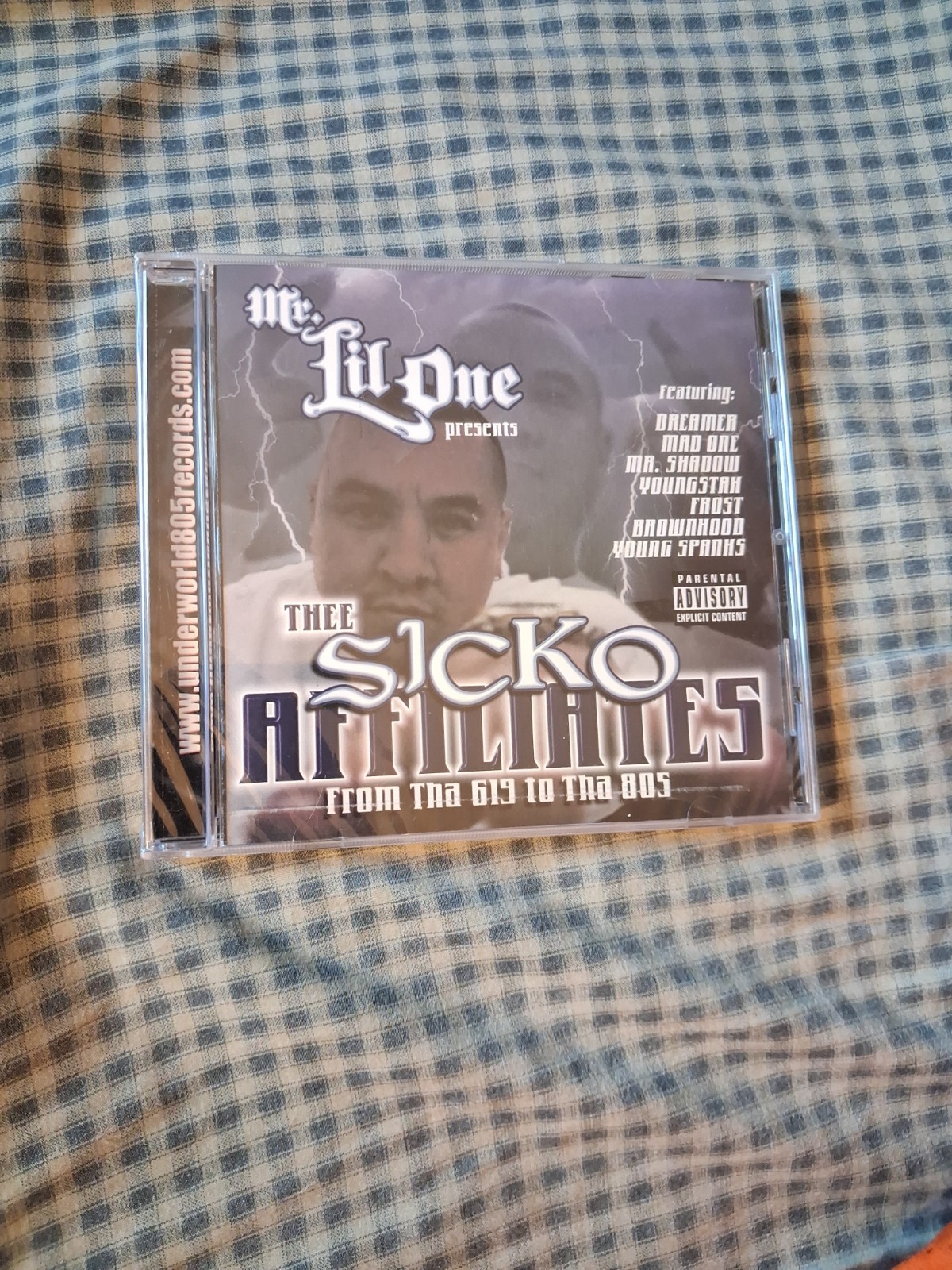 Chicano Rap CD Mr. Lil One presents THEE SICKO AFFILIATES From 619 To 805 New