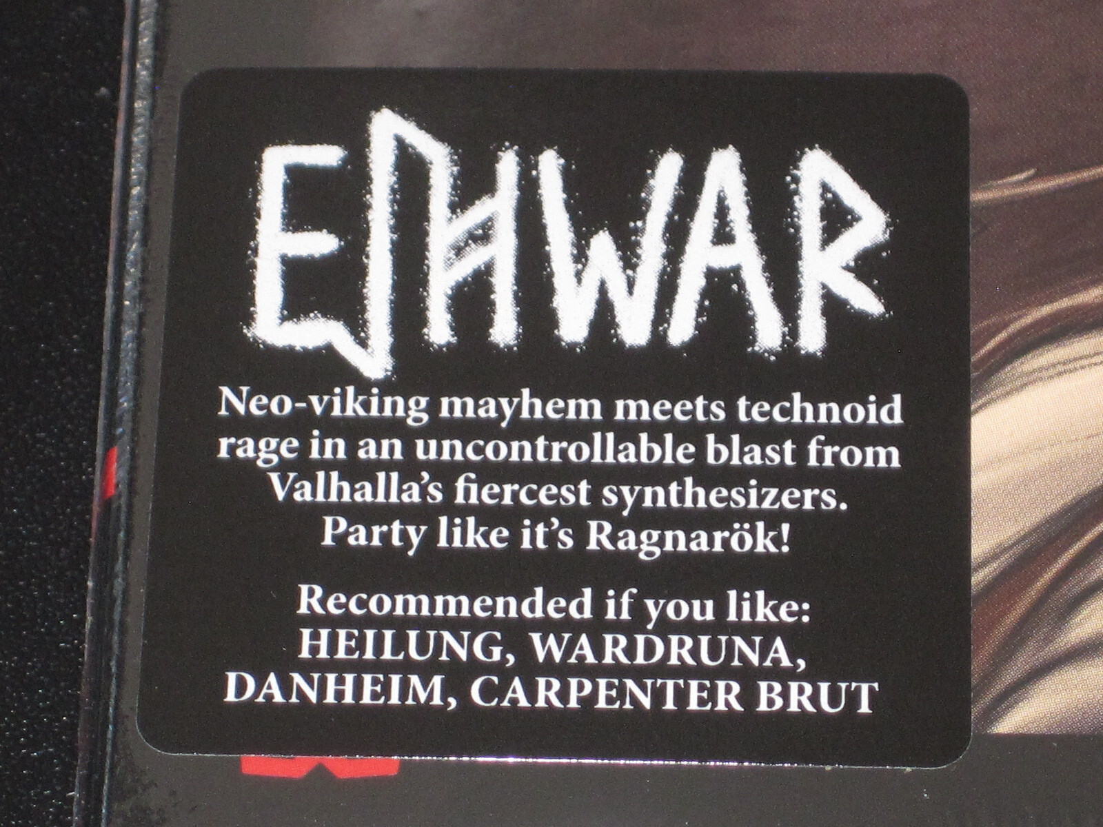 Eihwar: Viking War Trance CD 2024 Season Of Mist Recs USA SOM 812D Digipak NEW
