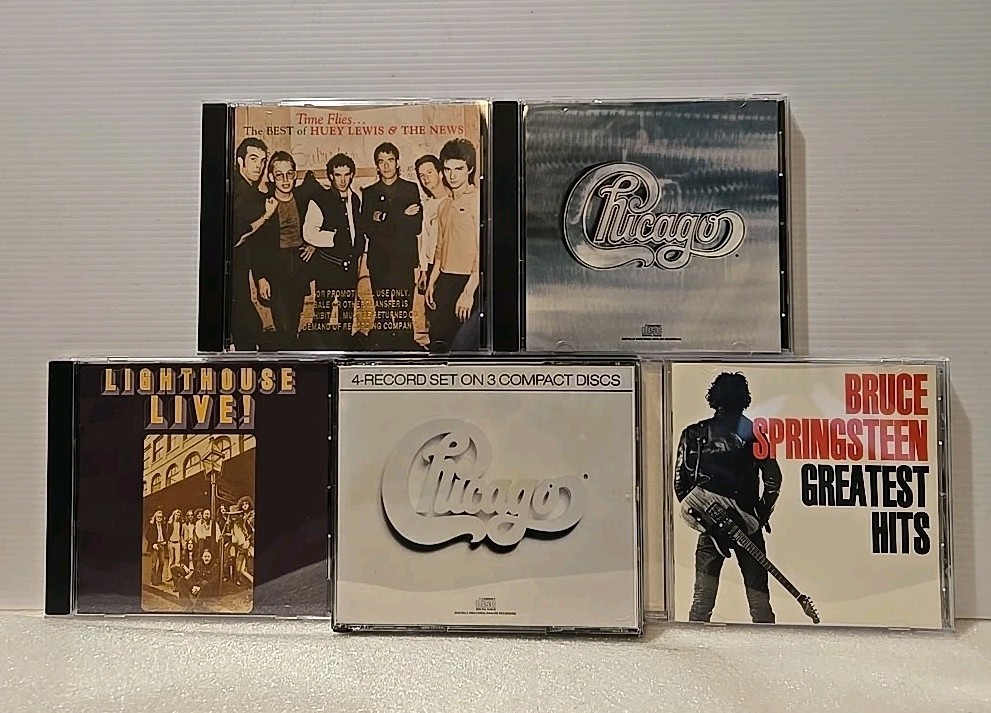 ROCK, FOLK & POP CD LOT OF 5 - SEE TITLES IN DESCRIPTION - RFP2