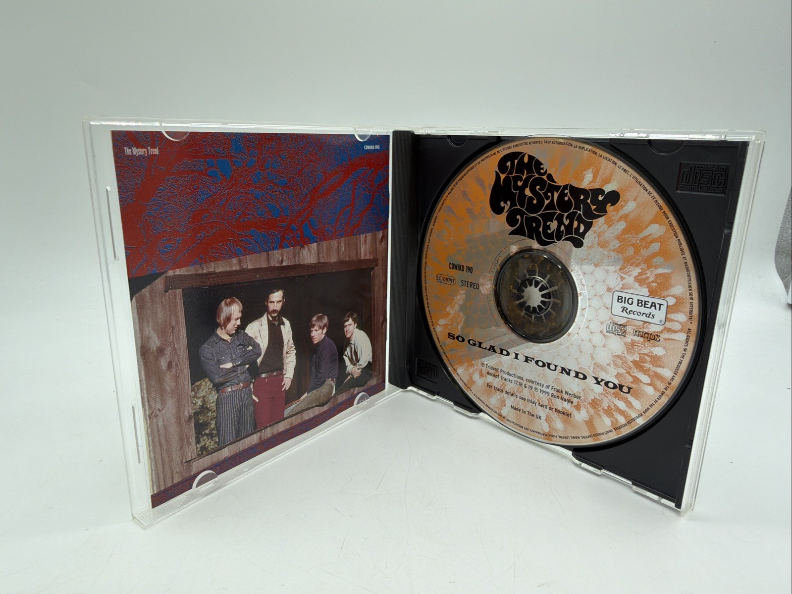 The Mystery Trend / So Glad I Found You - CD ALBUM UK 1999 Rare Garage Rock