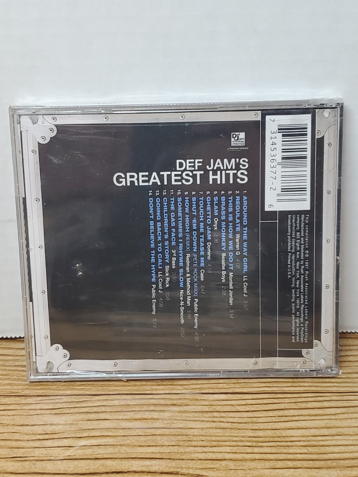 VTG Def Jam Recordings Greatest Hits by Various CD 1997 New Sealed Hip-Hop NOS