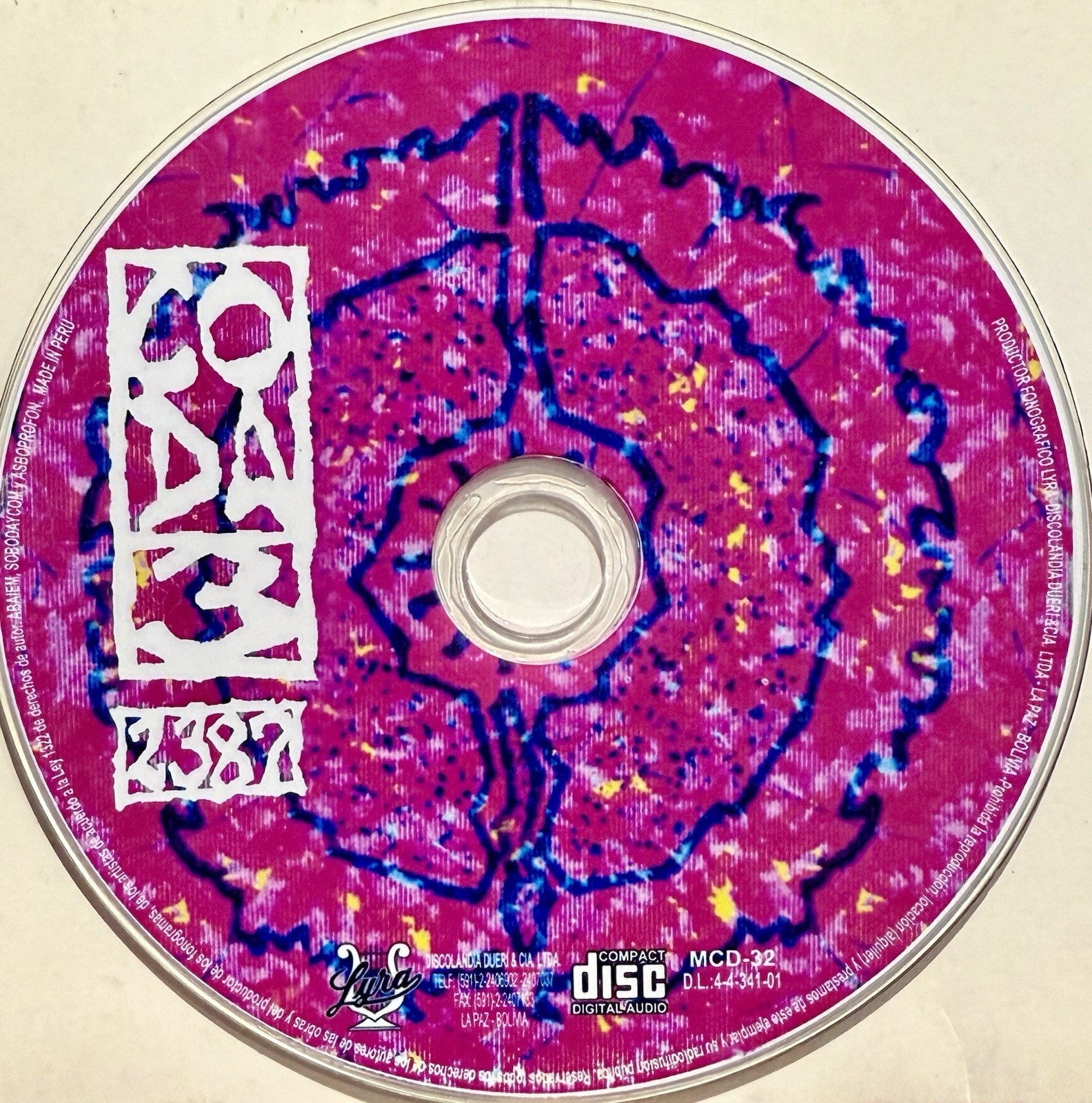 Coda 3 " 1990 - 1995 " Box Set 4 CD-R AUTHENTIC 90’s ROCK MUSIC FROM BOLIVIA