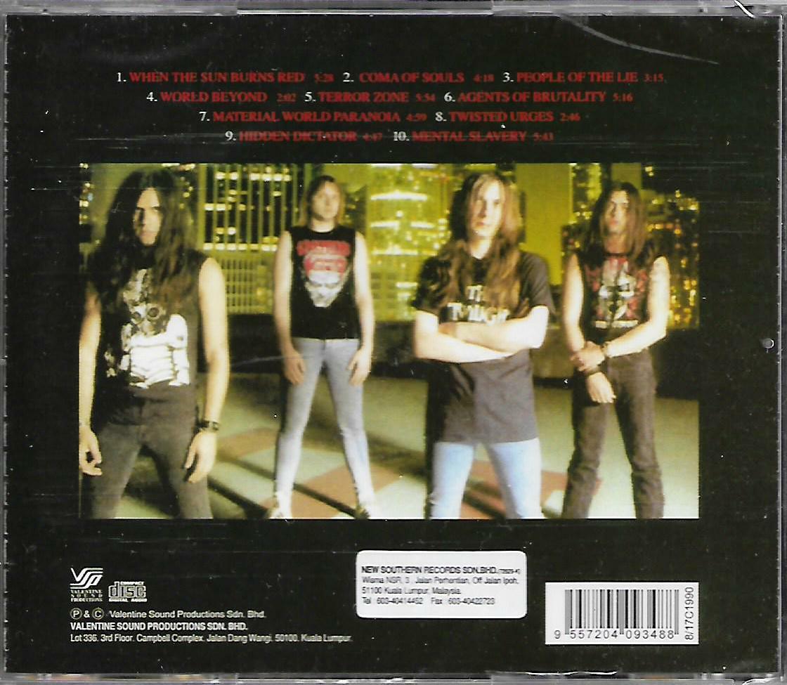 Kreator ‎Coma Of Souls CD Malaysia VSP Reissue Album Thrash Metal Music Mint