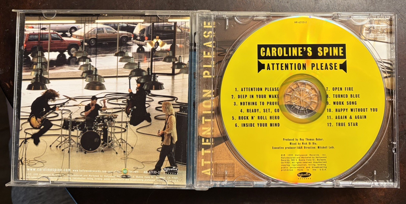 Attention Please by Caroline's Spine (CD, 1999 Hollywood Records)