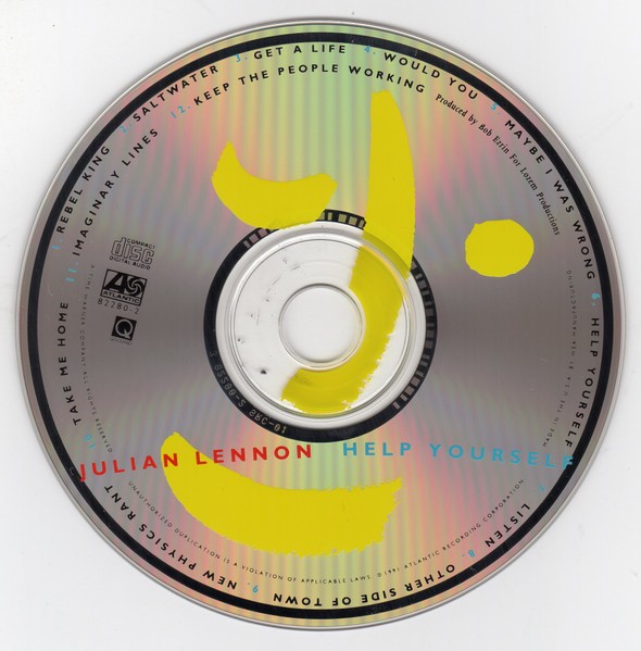 Julian Lennon - Help Yourself (CD) - ROCK / USED *NEAR MINT*