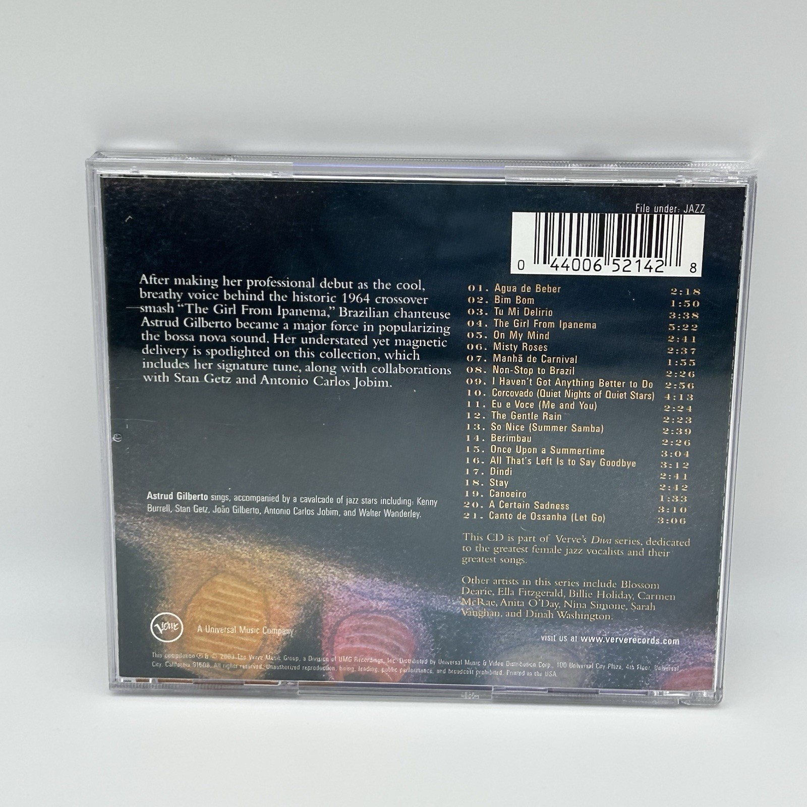 Astrud Gilberto – The Diva Series (CD, 2003, Verve Records) ~ Jazz Bossa Nova