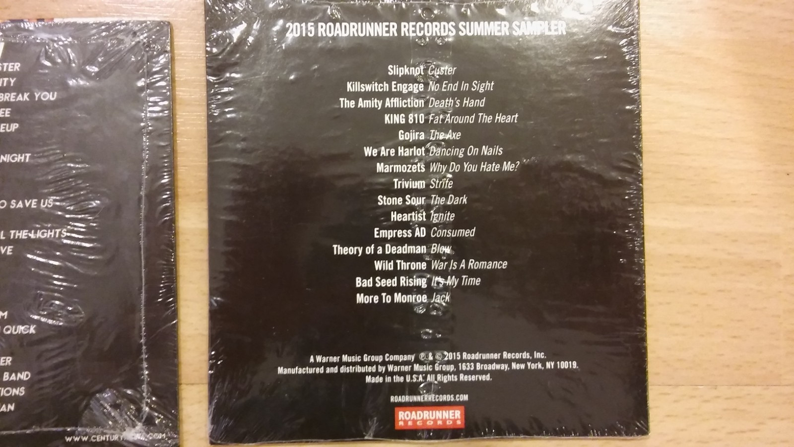 SEALED SUMMER SAMPLER CD LOT: Century Label Group 2016, Roadrunner Records 2015